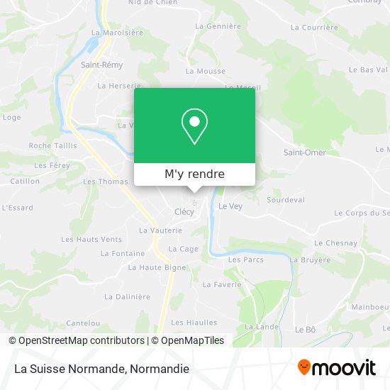 La Suisse Normande plan