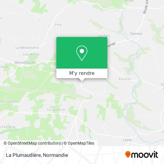La Plumaudière plan