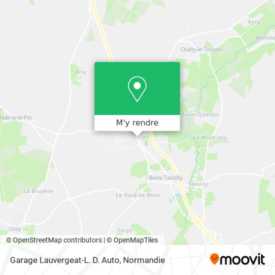 Garage Lauvergeat-L. D. Auto plan