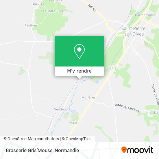 Brasserie Gris’Mouss plan