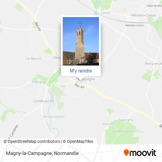 Magny-la-Campagne plan