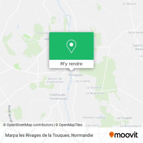 Marpa les Rivages de la Touques plan