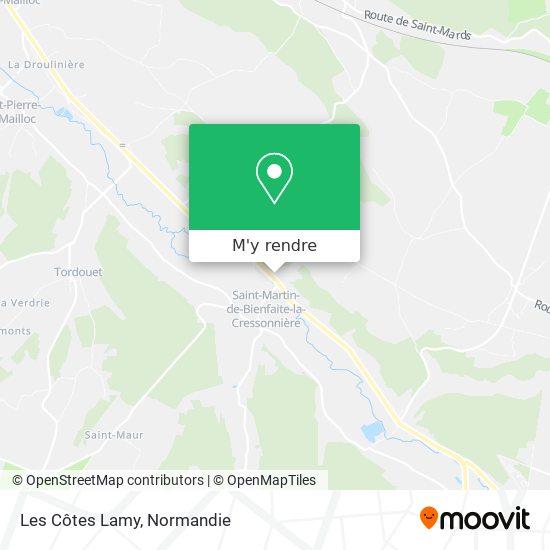 Les Côtes Lamy plan