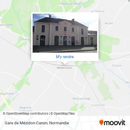 Gare de Mézidon-Canon plan