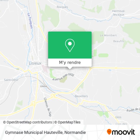 Gymnase Municipal Hauteville plan