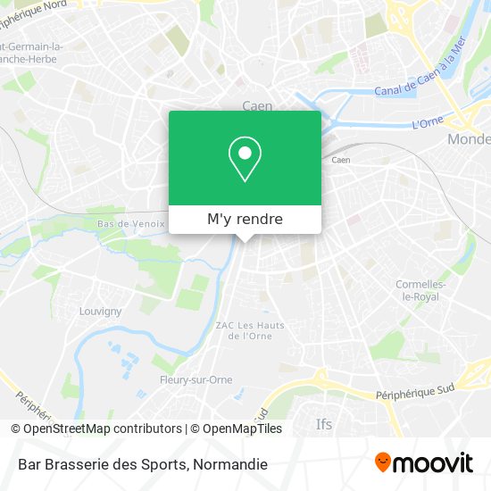 Bar Brasserie des Sports plan