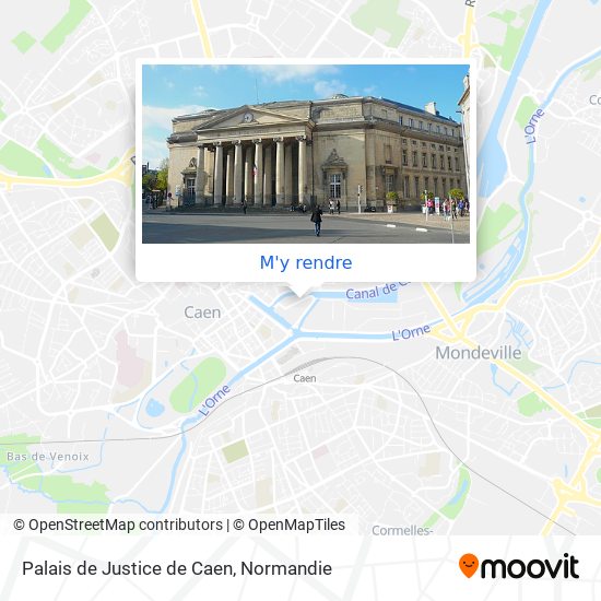 Palais de Justice de Caen plan