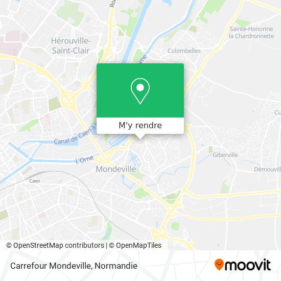Carrefour Mondeville plan