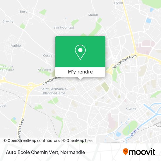 Auto Ecole Chemin Vert plan