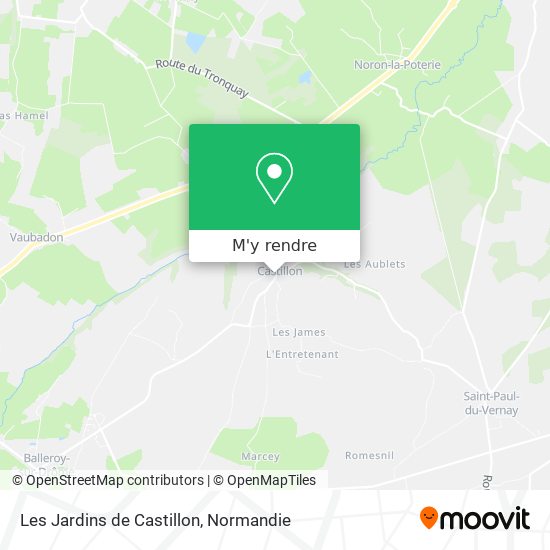 Les Jardins de Castillon plan