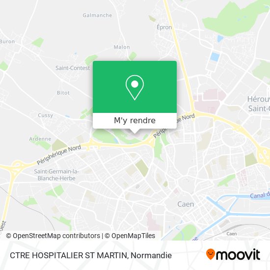 CTRE HOSPITALIER ST MARTIN plan