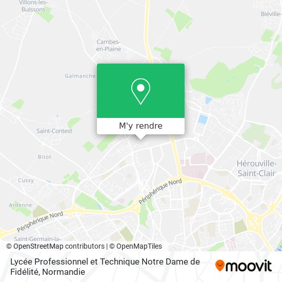 Lycée Professionnel et Technique Notre Dame de Fidélité plan