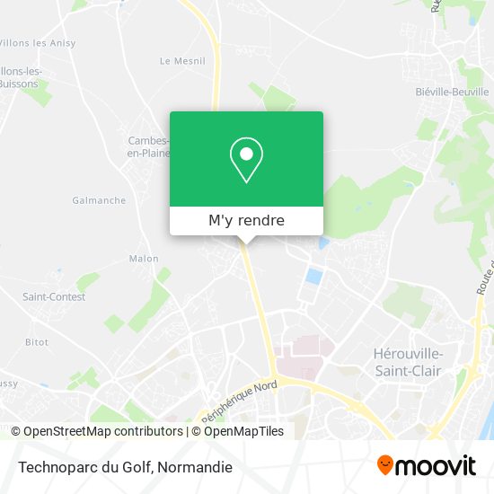 Technoparc du Golf plan