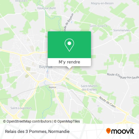 Relais des 3 Pommes plan