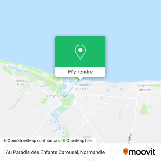 Au Paradis des Enfants Carousel plan