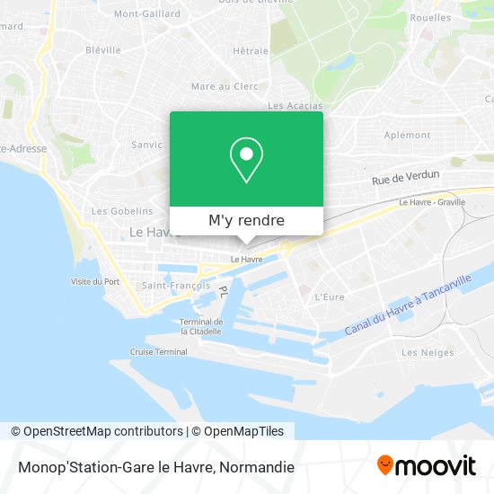 Monop'Station-Gare le Havre plan