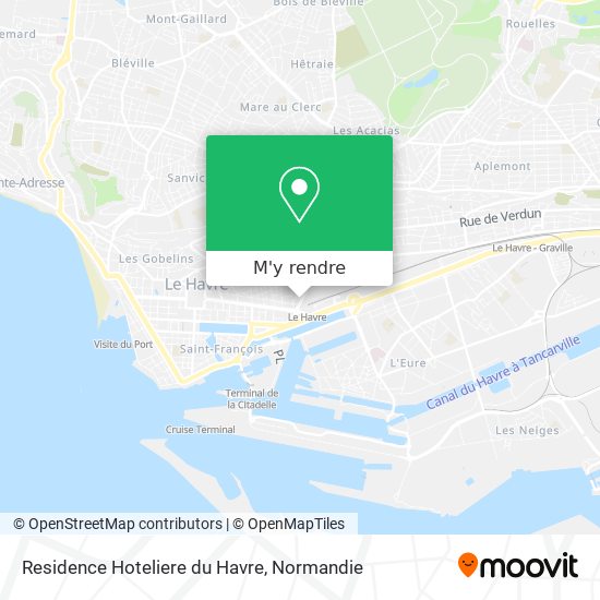 Residence Hoteliere du Havre plan