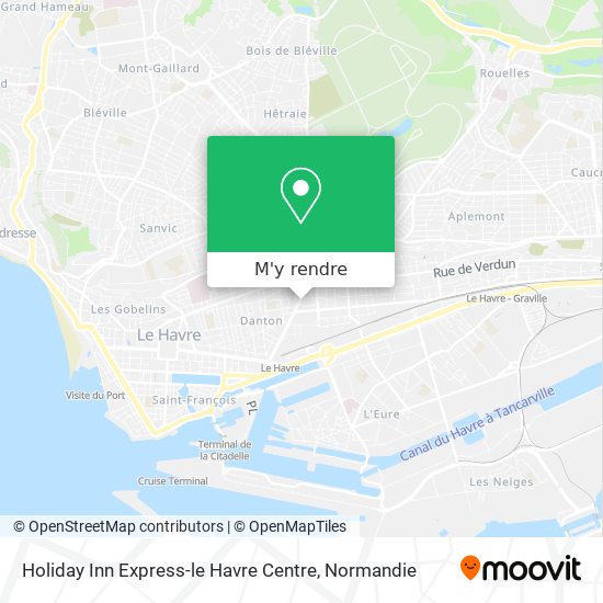 Holiday Inn Express-le Havre Centre plan