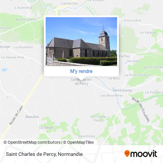 Saint Charles de Percy plan