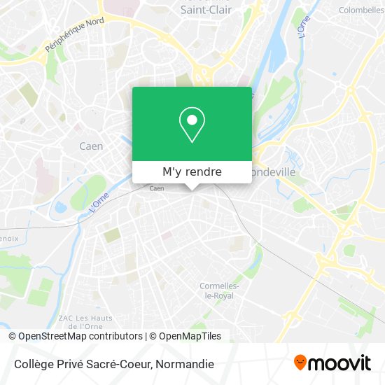 Collège Privé Sacré-Coeur plan