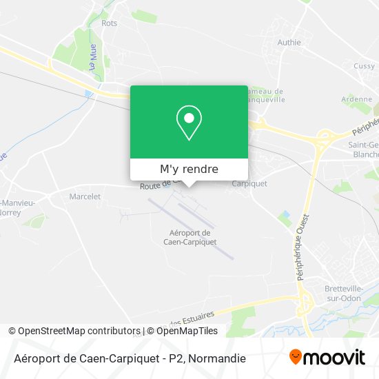 Aéroport de Caen-Carpiquet - P2 plan