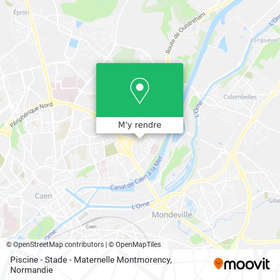 Piscine - Stade - Maternelle Montmorency plan