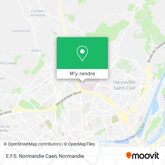 E.F.S. Normandie Caen plan