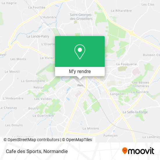 Cafe des Sports plan