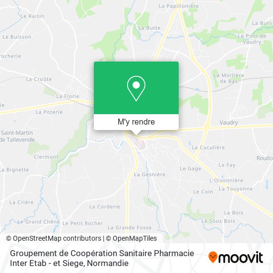 Groupement de Coopération Sanitaire Pharmacie Inter Etab - et Siege plan