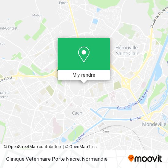 Clinique Veterinaire Porte Nacre plan