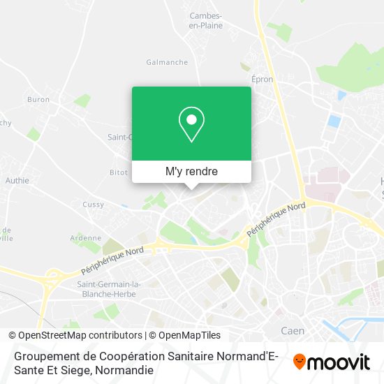 Groupement de Coopération Sanitaire Normand'E-Sante Et Siege plan