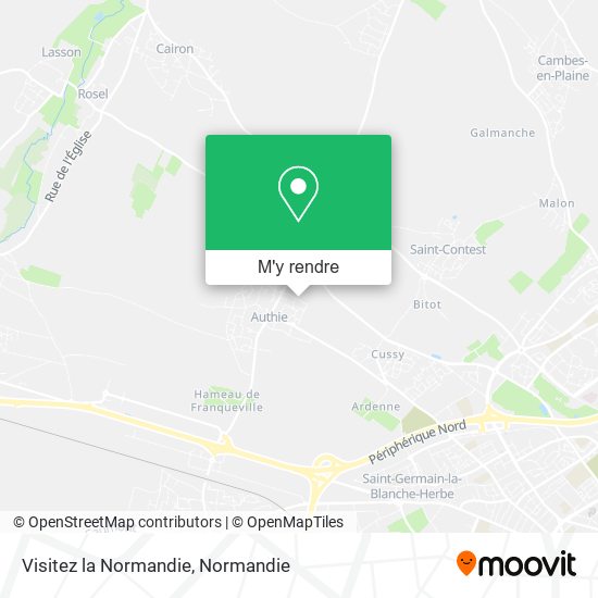 Visitez la Normandie plan