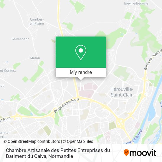 Chambre Artisanale des Petites Entreprises du Batiment du Calva plan