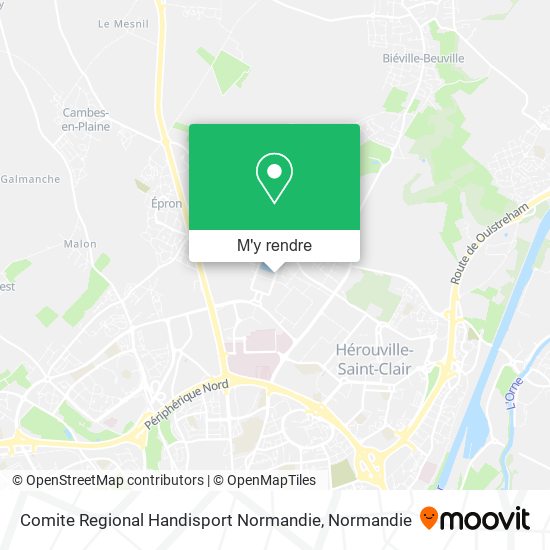 Comite Regional Handisport Normandie plan