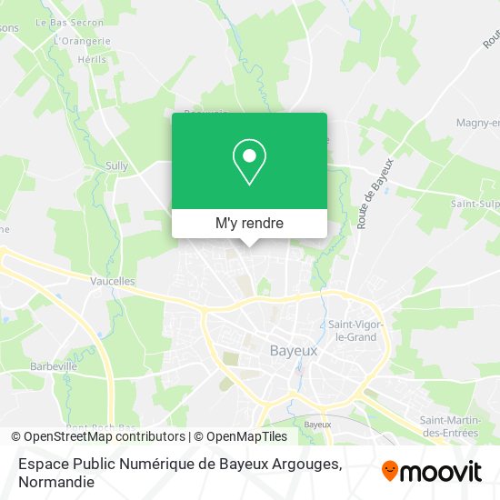 Espace Public Numérique de Bayeux Argouges plan