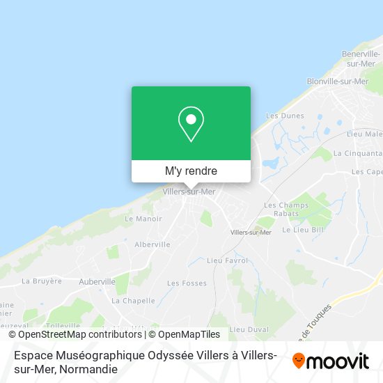 Espace Muséographique Odyssée Villers à Villers-sur-Mer plan