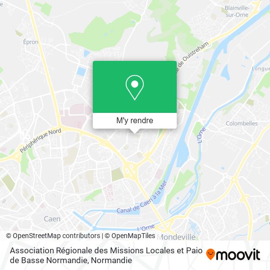 Association Régionale des Missions Locales et Paio de Basse Normandie plan