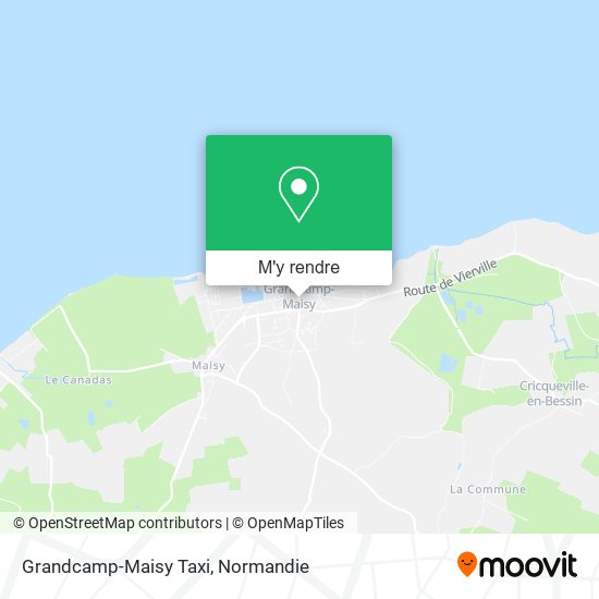 Grandcamp-Maisy Taxi plan