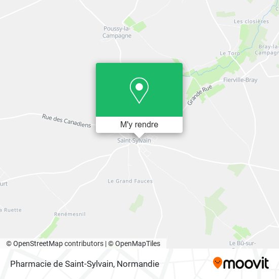 Pharmacie de Saint-Sylvain plan