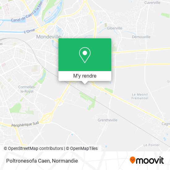 Poltronesofa Caen plan