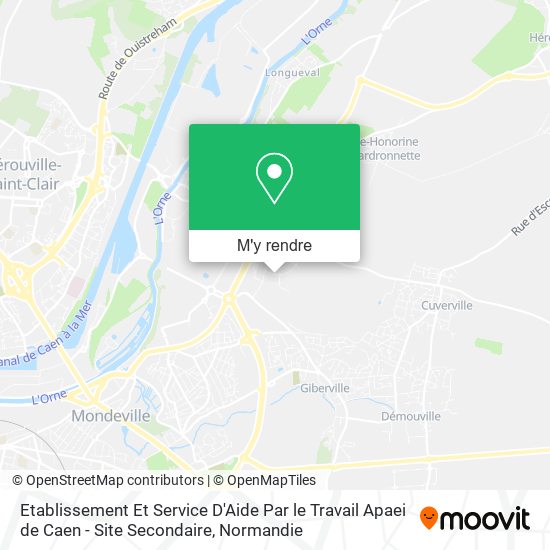 Etablissement Et Service D'Aide Par le Travail Apaei de Caen - Site Secondaire plan