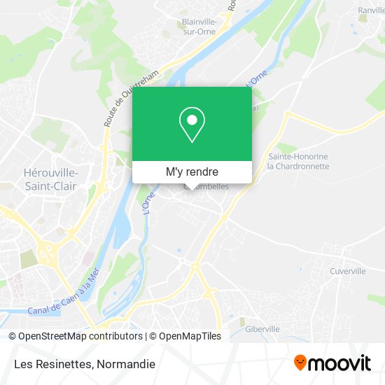 Les Resinettes plan