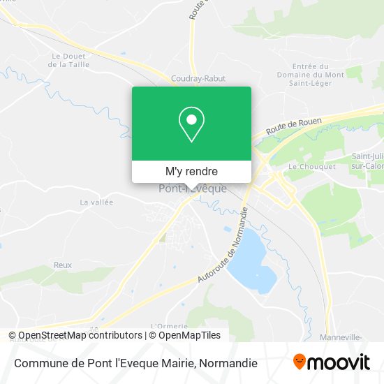 Commune de Pont l'Eveque Mairie plan