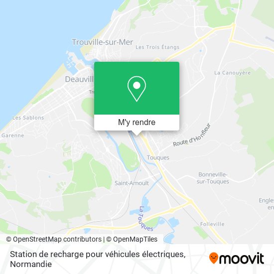 Station de recharge pour véhicules électriques plan