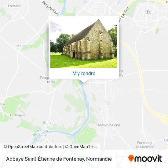 Abbaye Saint-Étienne de Fontenay plan