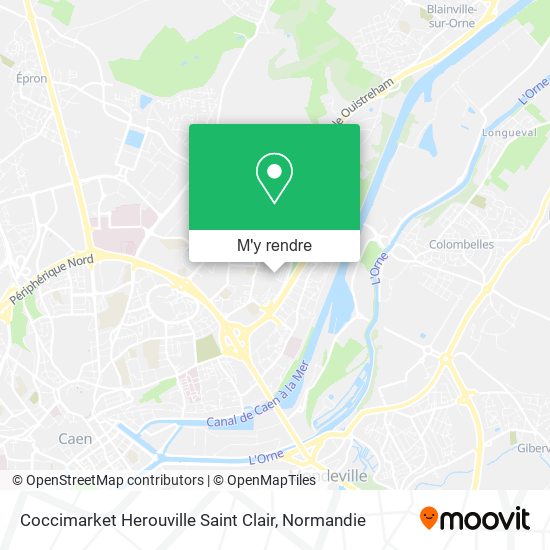 Coccimarket Herouville Saint Clair plan