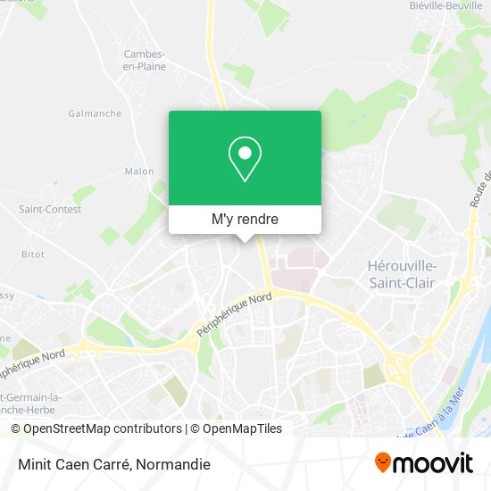 Minit Caen Carré plan