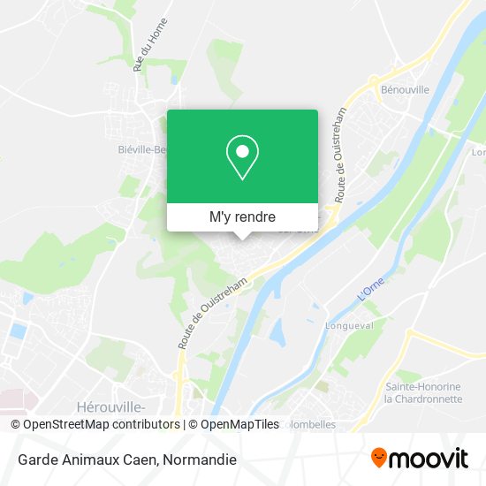 Garde Animaux Caen plan