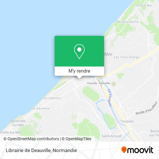 Librairie de Deauville plan