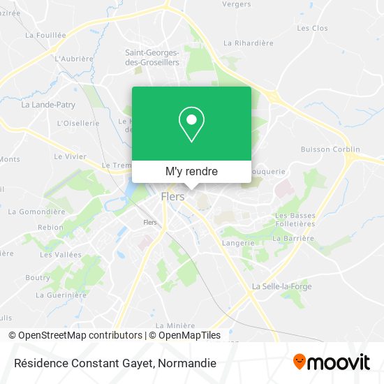 Résidence Constant Gayet plan